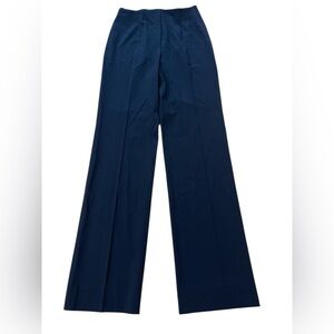Piazza Sempione Sophia Black Wool Straight Leg Pants